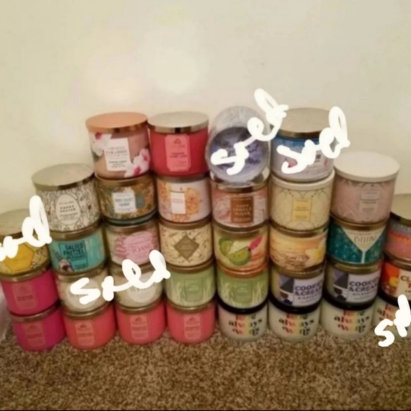 bbw 3 wick candle lot (28)